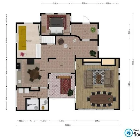 In Near Star Restaurant בית נופש *